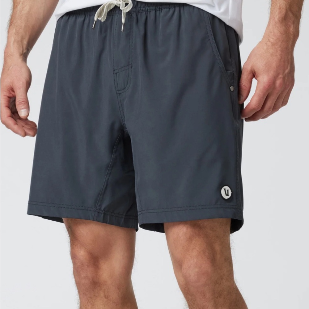 Vuori Men's Charcoal Swim Trunks